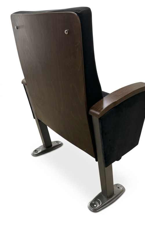 Alternative view of Dolfin sırt ahşap konferans salonu koltuğu